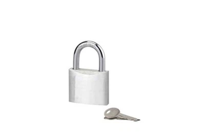 Ovales Vorhängeschloss aus Aluminium